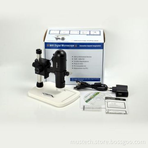 Wifi Digital Microscope for iOS/Android Device, 200x, PC Compatible Battery Powered, Measurement